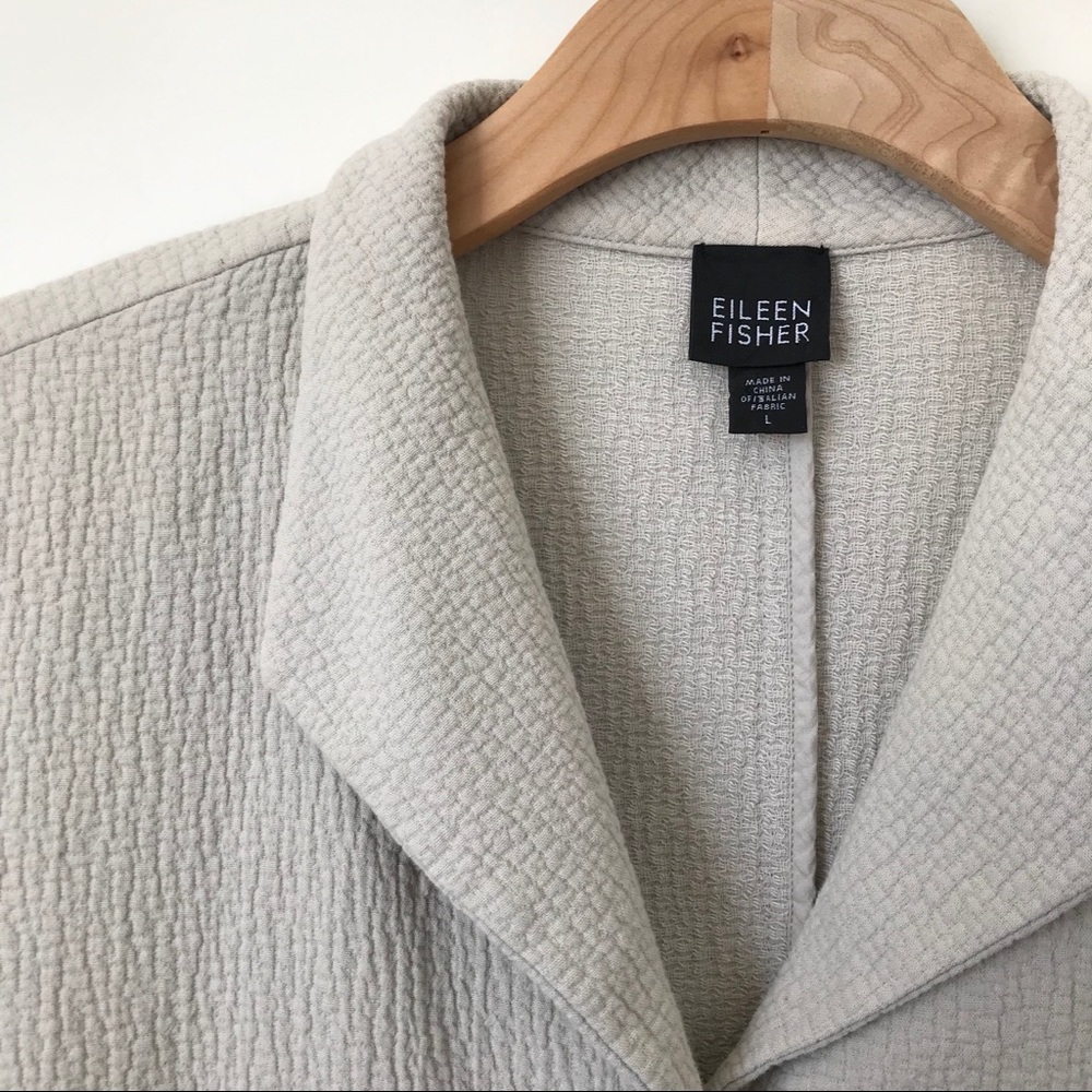 Eileen Fisher organic cotton blazer - Picture 2 of 4